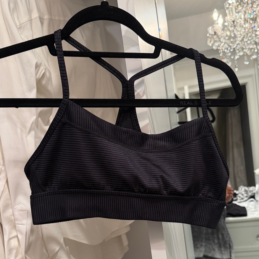 Alala ribbed bra size medium black